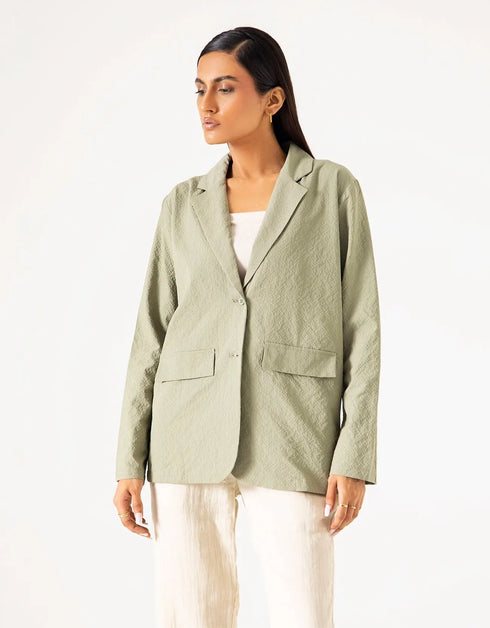 TAILORED TEXTURED BLAZER